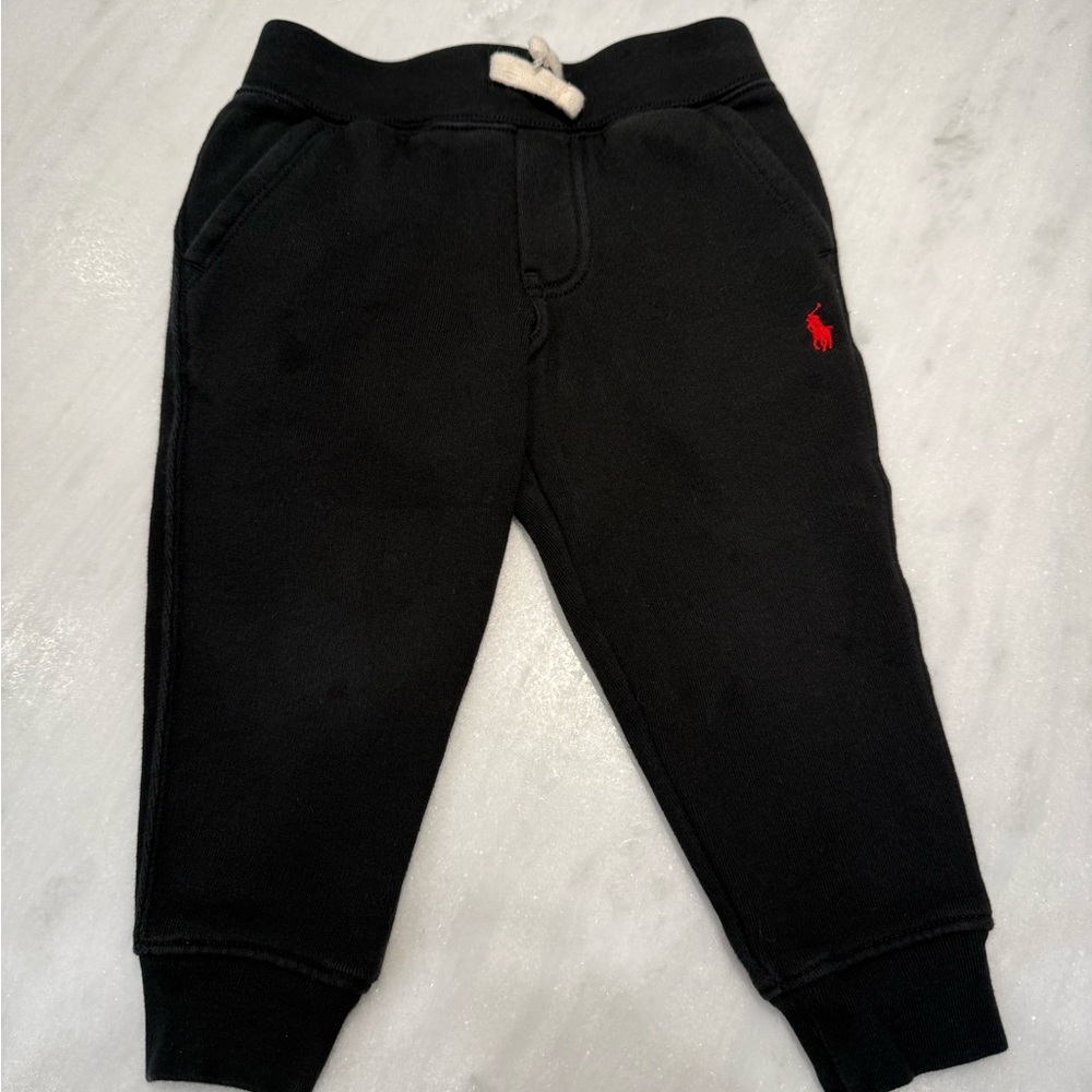 Polo Ralph Lauren Toddler Black Sweat Joggers
